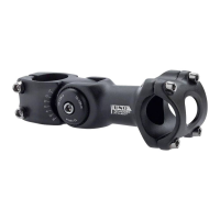 Kalloy | 820 Stem 110Mm 25.4 Clamp Adjustable 1 1/8 Aluminum Black