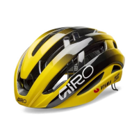 Giro | Aries Ltd Visma Team Helmet Men's | Size Medium In Yellow/black | Rubber