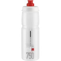 Elite | Jet Water Bottle 750Ml Clear/red | Rubber