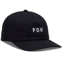 Fox Apparel | Wordmark Adjustable Hat In White | 100% Cotton