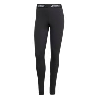 Adidas Terrex | Multi Synthetic Baselayer Women's Tight | Size Large In Black | Polyester/elastane