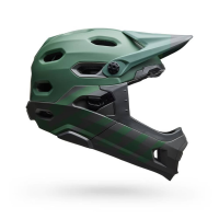 Bell | Super Dh Spherical Helmet Men's | Size Medium In Matte Green | Rubber