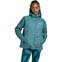 Adidas Terrex | Xperior Primaloft Loosefill Hooded Jacket W Women's | Size Extra Large In Pretea | Polyester