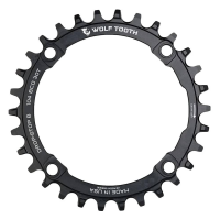 Wolf Tooth Components | 104 Bcd Chainring Raw Silver 30T Drop-Stop B | Aluminum
