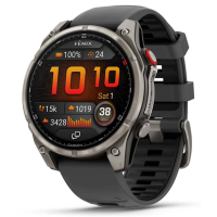 Garmin | Fenix 8 Pro Smartwatch 47Mm, Amoled, Titanium With Graphite In Titanium/graphite