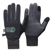 Black Diamond | Hybrid Light Gloves | Size Small In Black Carbon | Elastane/nylon/polyester
