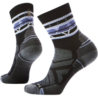 Smartwool | Women's Hike Light Cushion Zig Zag Mid Crew Socks | Size Small In Black | Nylon