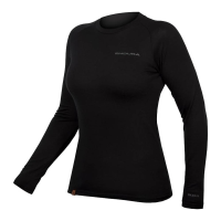 Endura | Women's Baabaa Blend L/s Baselayer | Size Extra Large In Black