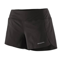 Patagonia | Women's Strider Pro Shorts - 3 1/2 In. | Size Large In Black | Spandex/polyester