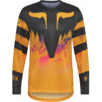 Fox Apparel | Ranger Long Sleeve Jersey Kairos Men's | Size Extra Large In Tangerine | Polyester