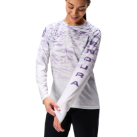 Endura | Marble Women's Ltd Printed L/s Jersey | Size Large In Heather