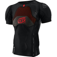 Troy Lee Designs | Stage Ghost D30 Short Sleeve Baselayer | Size Medium In Black