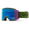Smith Squad XL MTB Goggles Men's in Black/Chromapop Everyday Red Mirror