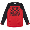 Troy Lee Design Skyline LS Jersey Checke Men's Size Small in Heather Gray/Black