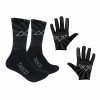 Tasco MTB Rising Sun Gloves + Socks Men's Size (Gloves) Small (Socks) Small/Medium in Black/Grey Rising Sun