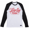 Troy Lee Designs Spiked L/S Tee Men's Size Small in White/Red