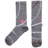 Castelli Women's Sinergia 18 Socks Size Small/Medium in Melange Gray