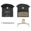 Shimano J02A Resin Disc Brake Pads Resin, Aluminum Backed, Includes Spring