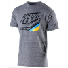 Troy Lee Designs Precision 2.0 Tee 2019 Men's Size Small in Vintage Gray Snow