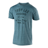 Troy Lee Designs Vintage Race Shop Tee Men's Size Small in Lagoon Teal