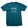 Dhdwear Bikelife T-Shirt Men's Size Small in Teal