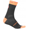 Castelli A Bloc 13 Socks 2019 Men's Size XX Large in Black/Orange