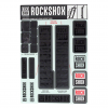 Rockshox 35mm Decal Kit Stealth Black