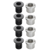 Shimano Chainring Bolts Silver, 9mm, Double, Set/4