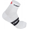 Castelli Free 9 Cycling Socks Men's Size XX Large in White/Black/Red