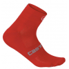 Castelli Quattro 6 Cycling Socks Men's Size XX Large in Red