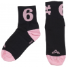 Twin Six 3" Skull Cycling Socks Pink, SM/Med Women's Size Small/Medium