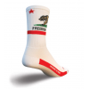 Sockguy Sgx 6" CA Freedom Cycling Socks Men's Size Large/Extra Large in White