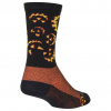SockGuy Spooky Socks Men's Size Large/Extra Large in Black/Orange