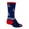 Sockguy on the Boat 6" Crew Socks Men's Size Large/Extra Large in Navy