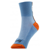 Sockguy Lucky 13 Cycling Socks Men's Size Small/Medium in Blue/Orange