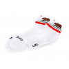 Sockguy California Flag Cycling Socks Men's Size Small/Medium in White