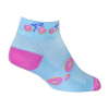 Sockguy Donut Ride Women's Socks Size Small/Medium in Blue/Pink