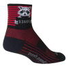Sockguy Busted 3" Classic Cycling Socks Men's Size Large/Extra Large in Red/Black