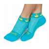Sockguy Ducky Women's Cycling Socks Size Small/Medium in Blue