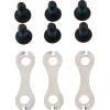 Shimano 6-Bolt Rotor Fixing Bolt Kit 6 Bolts with 3 Fixing Washers, 2Nd Gen
