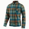 Troy Lee Designs Grind Flannel Plaid Men's Size Small in Plaid Clay