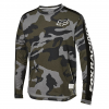 Fox Ranger DRI Release LS Youth Jersey Size Small in Green Camo