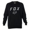Fox Legacy Crew Fleece Men's Size Small in Black
