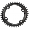 Wolf Tooth Elliptical Chainring For Shimano GRX Cranks Black, 38T