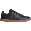 Five Ten Sleuth DLX PU Shoe Men's Size 7.5 in Black/Scarlet/Gum