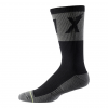 Fox Trail Cushion 8" Print Sock Men's Size Small/Medium in Dark Purple