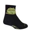 Sock Guy Lick The Toad Socks Men's Size Small/Medium in Black Green