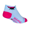 Sock Guy MamaBear 1" Socks Women's Size Small/Medium in Blue/Pink