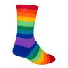 SockGuy Fabulous Socks Women's Size Small/Medium in Rainbow