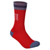 Poc Essential Mid Length Sock Men's Size Small in Calcite Blue/Prismane Red